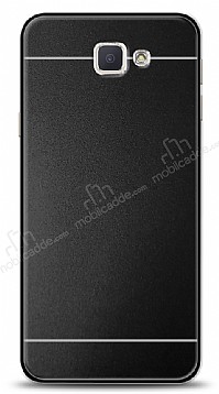 Samsung Galaxy J7 Prime Metal Siyah eritli Rubber Klf