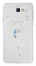 Samsung Galaxy J7 Prime / J7 Prime 2 Mavi Tal Yunus effaf Silikon Klf