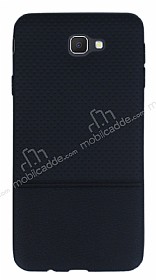 Samsung Galaxy J7 Prime / J7 Prime 2 Ultra nce Noktal Siyah Silikon Klf