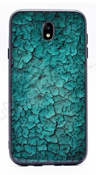 Samsung Galaxy J7 Pro 2017 Marble Yeil Silikon Klf