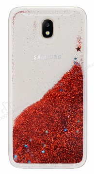 Samsung Galaxy J7 Pro 2017 Sulu Krmz Rubber Klf