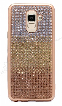 Samsung Galaxy J8 Tal Geili Gold Silikon Klf