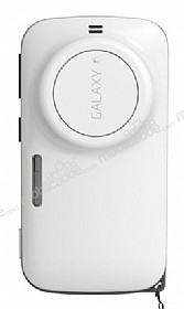 Samsung Galaxy K zoom Orjinal Auto Pop Ultra Koruma Beyaz Klf