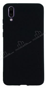 Samsung Galaxy M10 Mat Siyah Silikon Klf