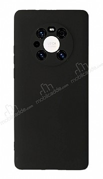 Huawei Mate 40 Pro Kamera Korumal Siyah Silikon Klf