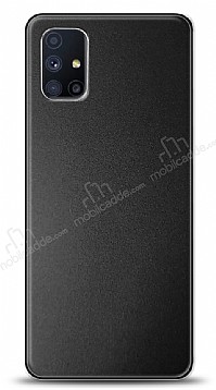 Samsung Galaxy M51 Metal Siyah Rubber Klf