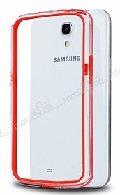Samsung Galaxy Mega 6.3 Bumper ereve Krmz Klf
