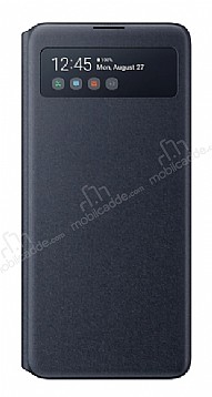 Samsung Galaxy Note 10 Lite Orjinal Pencereli Siyah S View Cover Klf