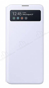 Samsung Galaxy Note 10 Lite Orjinal Pencereli Beyaz S View Cover Klf