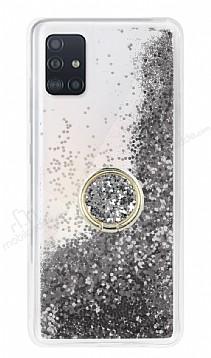Samsung Galaxy Note 10 Lite Simli Sulu Yzk Tutuculu Silver Rubber Klf