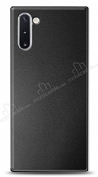 Samsung Galaxy Note 10 Metal Siyah Rubber Klf