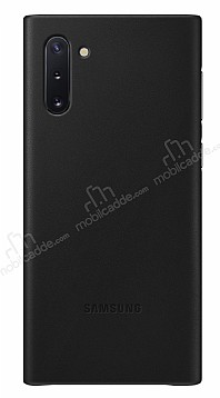 Samsung Galaxy Note 10 Orjinal Siyah Deri Klf