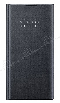Samsung Galaxy Note 10 Orjinal Led View Cover Siyah Klf