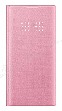 Samsung Galaxy Note 10 Orjinal Led View Cover Pembe Klf