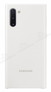 Samsung Galaxy Note 10 Orjinal Beyaz Silikon Klf