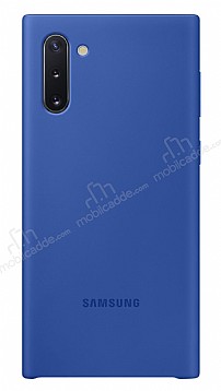 Samsung Galaxy Note 10 Orjinal Mavi Silikon Klf
