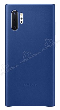 Samsung Galaxy Note 10 Plus Orjinal Mavi Deri Klf