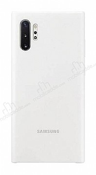 Samsung Galaxy Note 10 Plus Orjinal Beyaz Silikon Klf