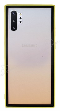 Samsung Galaxy Note 10 Plus Silikon Kenarl Geili Sar Rubber Klf