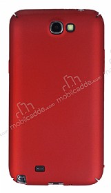 Samsung N7100 Galaxy Note 2 Tam Kenar Koruma Bordo Rubber Klf