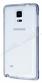 Samsung Galaxy Note 4 Fme Metal Kenarl effaf Silikon Klf