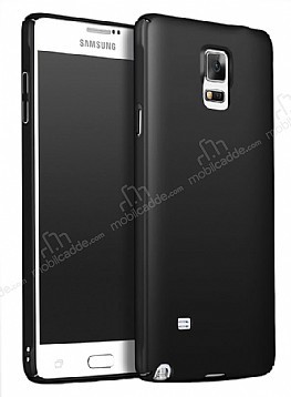 Samsung Galaxy Note 4 Tam Kenar Koruma Siyah Rubber Klf