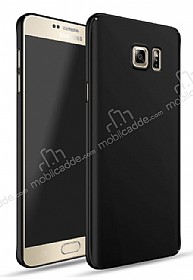 Samsung Galaxy Note 5 Tam Kenar Koruma Siyah Rubber Klf