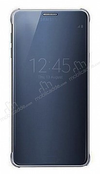 Samsung Galaxy Note 5 Clear View Uyku Modlu Siyah Klf