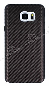Samsung Galaxy Note 5 Karbon Grnml Kahverengi Rubber Klf