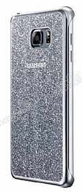 Samsung Galaxy Note 5 Orjinal Glitter Silver Rubber Klf