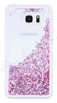 Samsung Galaxy Note 5 Simli Sulu Rose Gold Rubber Klf