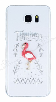 Samsung Galaxy Note 5 Tal Flamingo effaf Silikon Klf