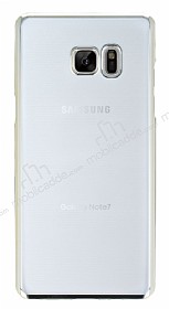 Samsung Galaxy Note FE Gold Kenarl effaf Rubber Klf