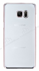 Samsung Galaxy Note FE Rose Gold Kenarl effaf Rubber Klf