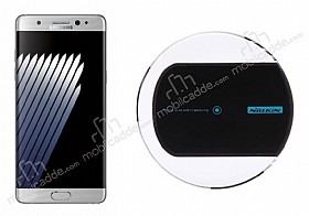 Nillkin Magic Disk II Samsung Galaxy Note FE Siyah Kablosuz arj Cihaz