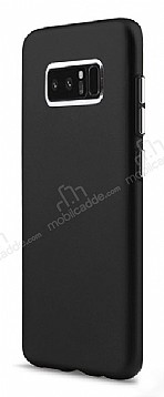 Samsung Galaxy Note 8 Metal Kamera Korumal Siyah Silikon Klf