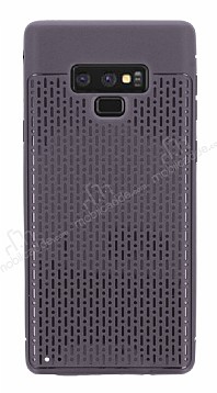 Samsung Galaxy Note 9 Delikli Siyah Silikon Klf