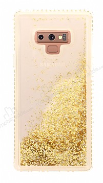 Samsung Galaxy Note 9 Simli Sulu Gold Rubber Klf
