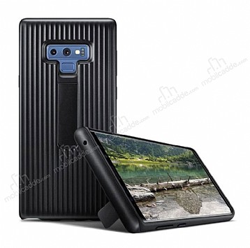 Samsung Galaxy Note 9 Standl Siyah Rubber Klf