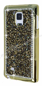 Samsung Galaxy Note Edge Metal Kenarl Tal Gold Rubber Klf