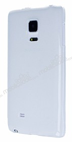 Samsung Galaxy Note Edge effaf Beyaz Silikon Klf