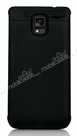 Samsung Galaxy Note Edge Standl Bataryal Siyah Klf