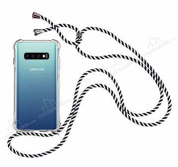 Samsung Galaxy S10 izgili Askl effaf Silikon Klf