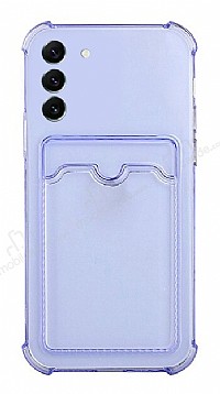 Samsung Galaxy S22 Plus 5G Kartlkl Kamera Korumal effaf Mor Rubber Klf