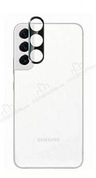 Samsung Galaxy S23 Plus Siyah 3D Cam Kamera Koruyucu