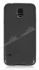 Samsung Galaxy S5 effaf Siyah Silikon Klf