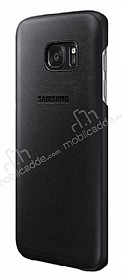 Samsung Galaxy S7 Edge Orjinal Siyah Deri Klf