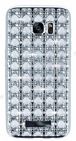 Samsung Galaxy S7 Edge Showy Silver Silikon Klf