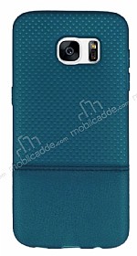 Samsung Galaxy S7 Edge Ultra nce Noktal Yeil Silikon Klf