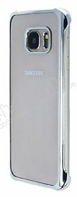 Samsung Galaxy S7 Silver Kenarl effaf Rubber Klf